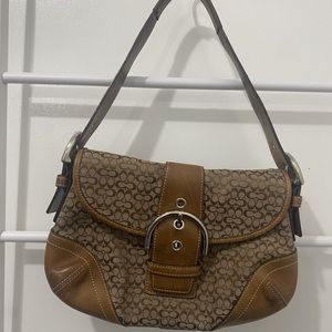 Coach Mini Signature Soho Vintage Shoulder Bag